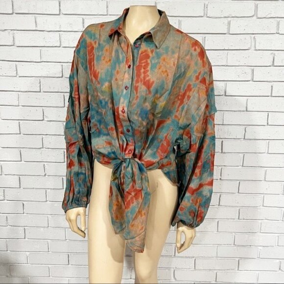 Mes Demoiselles Printed Cotton Motif Shirt - Size 10 - Picture 11 of 16